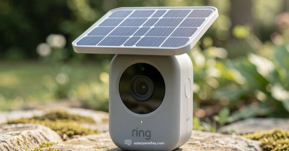 Solar for Ring Stick Up - Solar Panel FAQ