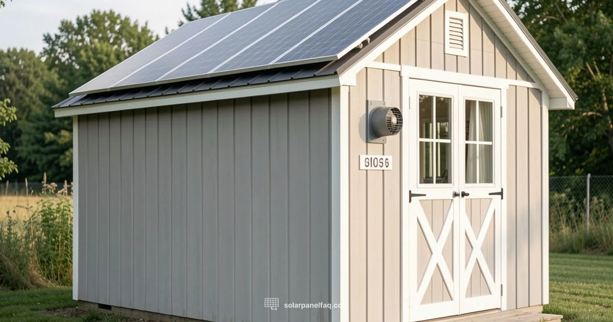 Solar Shed Ventilation - Solar Panel FAQ