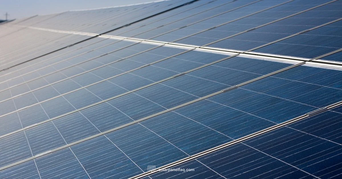 Panel Efficiency - Solar Panel FAQ